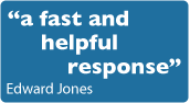 quote fast and helpful response