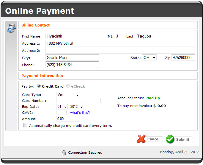 Subscriber Account Self-Service Subscriber Account Self-Service